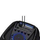Caixa de Som Bluetooth Party Speaker Philips 1300W TAX4209/78 LED USB AUX Função Karaokê Cartão SD